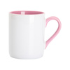 Tazza da 325 ml per sublimazione - con interno e manico rosa