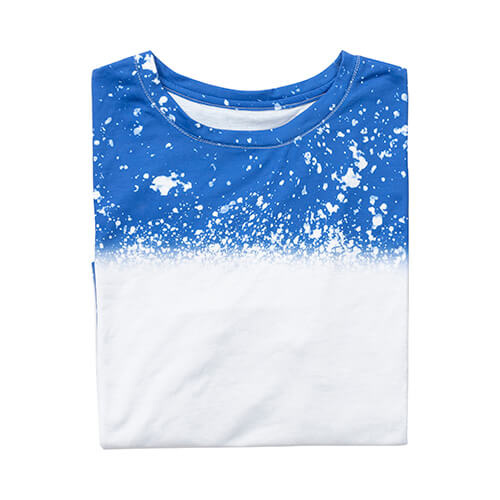 T-shirt Cotton-Like Bleached Starry Blue per sublimazione