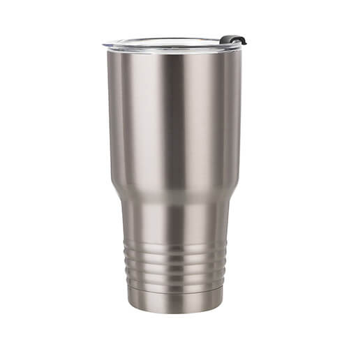 Tazza in acciaio inossidabile da 900 ml per sublimazione - argento