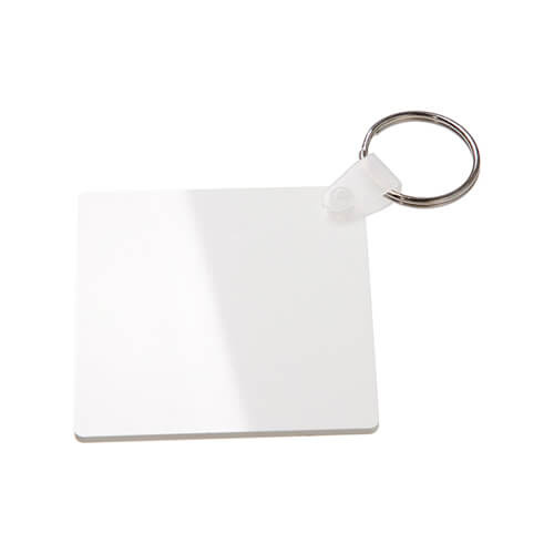 Portachiavi in plastica per sublimazione - piazza