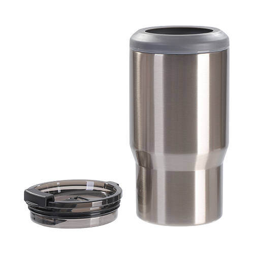 Tazza in acciaio inox 320 ml per sublimazione - argento