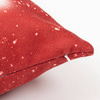 Federa in lino 40 x 40 cm Bleached Starry Red per sublimazione