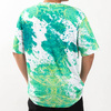 T-shirt Cotton-Like Bleached Leopard Summer Green per sublimazione