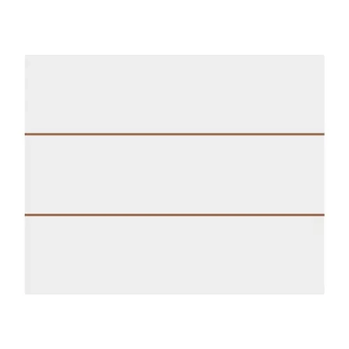 Cornice portafoto rettangolare in MDF, a righe, 25 x 20 cm