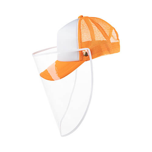 Visiera per sublimazione - arancia