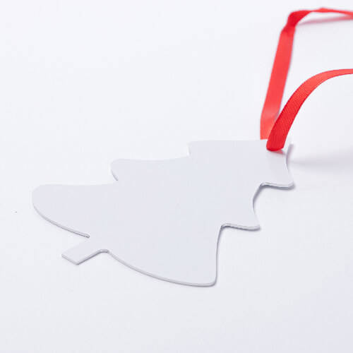 Ciondolo in metallo per sublimazione - albero di Natale