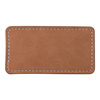 Targhetta in pelle 8,2 x 4,4 cm per sublimazione - Marrone