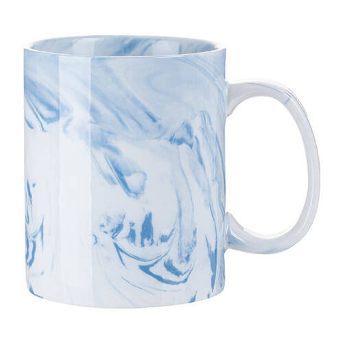 Tazza 330 ml per sublimazione - marmo blu