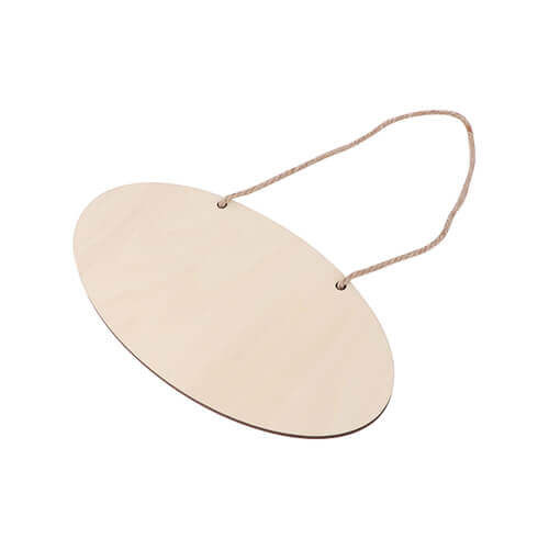 Frame - ciondolo porta ovale di compensato a sublimazione