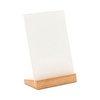 Cornice in vetro con base in legno con sublimazione - 12,7 x 17,8 cm