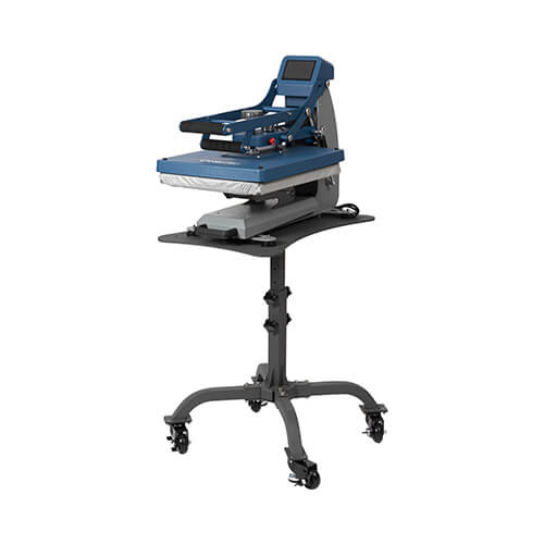 Supporto universale per termopressa su ruote