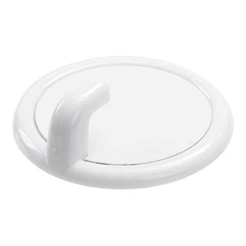 Grande appendiabiti in plastica per sublimazione - cerchio bianco