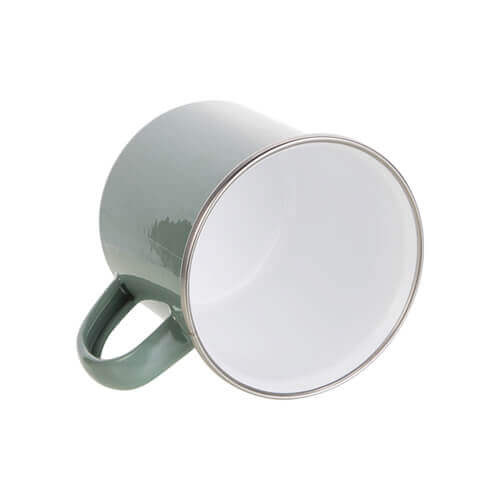 Tazza in metallo 360 ml Sublimazione Termostampa - verde grigiastro
