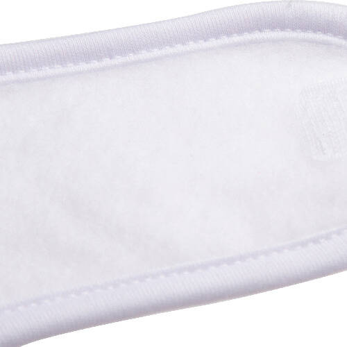 Bavaglino in pile per sublimazione - bianco