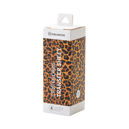 Foglio trasferibile Wild Leo 30,5 x 11,4 cm - 4 pz.