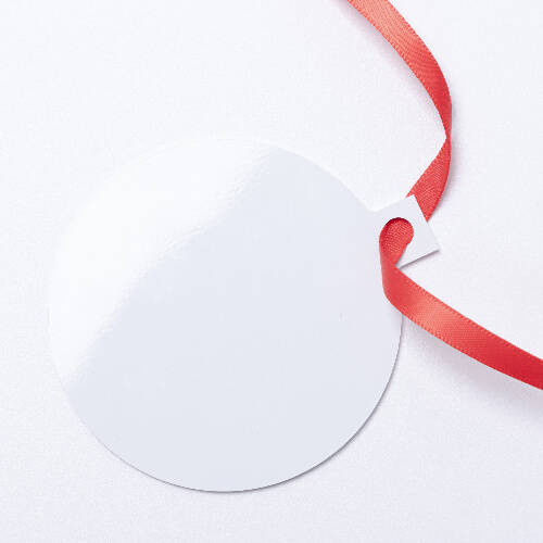 Ciondolo in metallo per sublimazione - palla di Natale