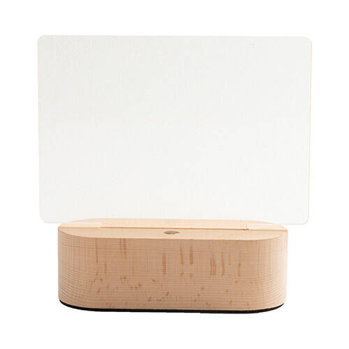 Cornice in acrilico con glitter a sublimazione - rettangolo 14 x 17 cm