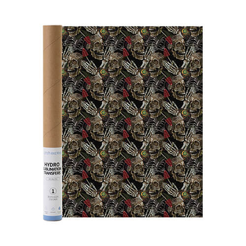 Foglio per idrosublimazione Craft Express - Scheletro di Halloween