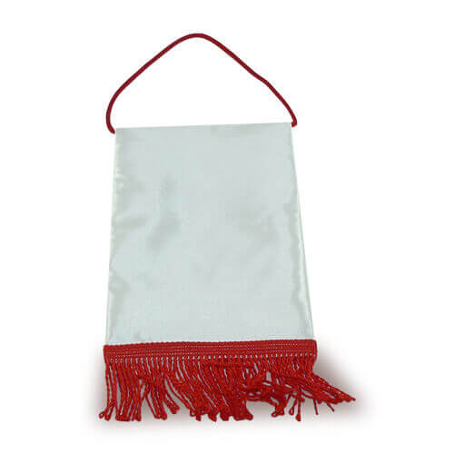 Gagliardetto rosso 15 x 20 cm - Stampa sublimatica a trasferimento termico