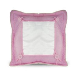 Copricuscino 40 x 40 cm rosa scuro per sublimazione di trasferimento termico