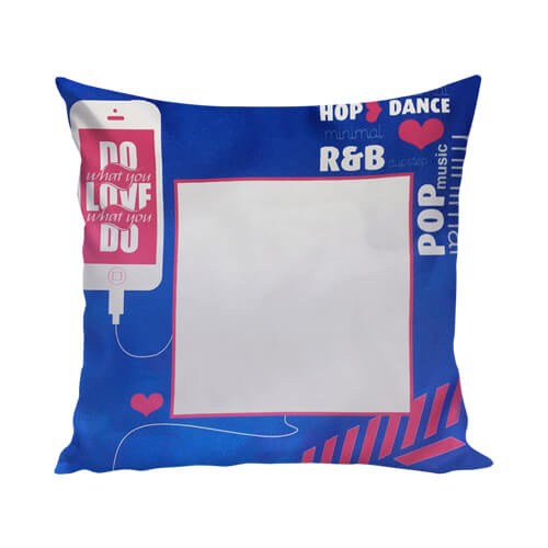 Federa in raso bicolore 38 x 38 cm per sublimazione - Teeneagers