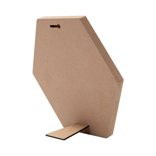 Cornice per foto - cuore in MDF per sublimazione - 15,2 x 15,2 cm