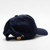 Cappello da baseball in cotone con toppa rotonda in velcro per la sublimazione - blu navy