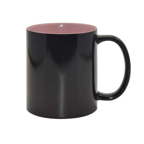 Tazza Magico – nero con l’interno rosa Sublimazione Termostampa