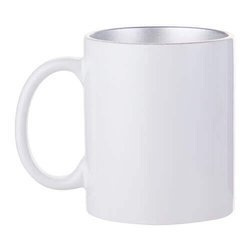 Tazza 330 ml con l'interno argento Sublimazione Termostampa