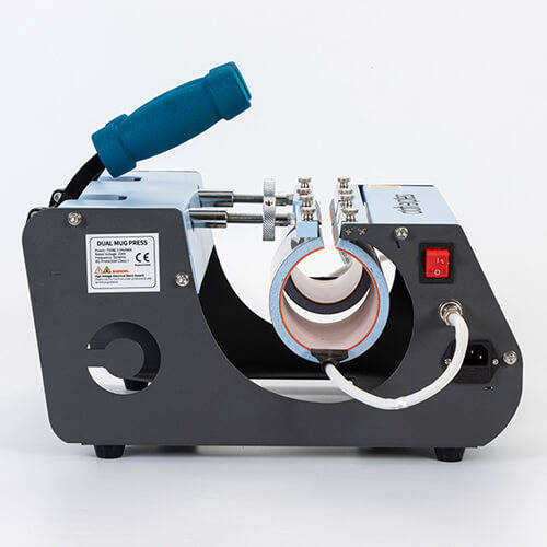 Pressa a due stazioni per tazze e bicchieri - modello 3 in 1