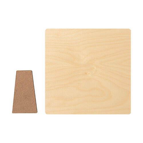 Cornice fotografica quadrata in compensato per sublimazione - 15,2 x 15,2 cm