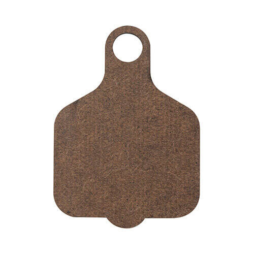 Targhetta con nome in fibra di legno con glitter per tazza per sublimazione da 1200 ml - paletta