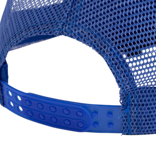 Cappellino Trucker per adulti a colori per sublimazione e trasferimento termico - blu