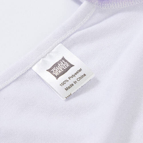 Bavaglino a forma di t-shirt per sublimazione