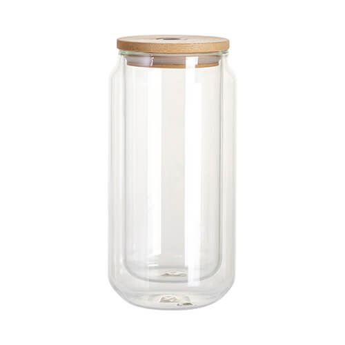 Tazza in vetro da 300 ml a doppia parete per sublimazione