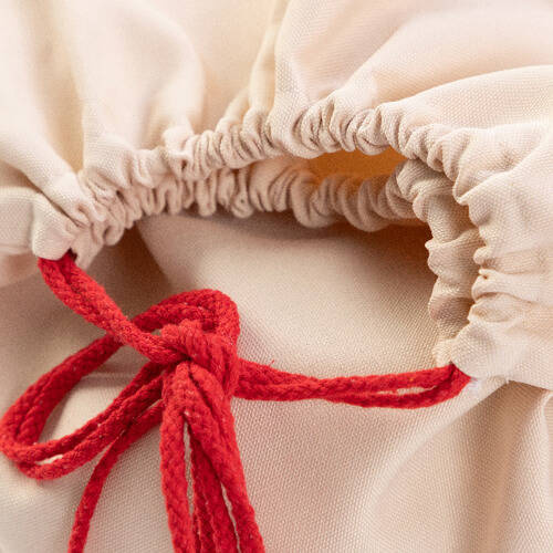 Borsa 50 x 70 cm con cordino rosso per sublimazione