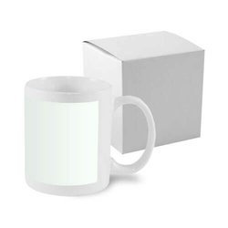 Tazza illuminante al buio con la scatola.Sublimazione Termostampa