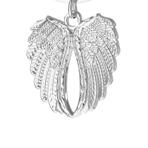 Ciondolo auto Angel Wings per sublimazione - argento