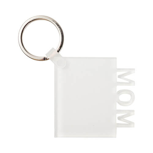 Portachiavi in ​​acrilico per chiavi a sublimazione - Mom