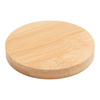 Apribottiglie rotondo in bambù ∅ 8 cm per sublimazione