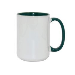 Tazza MAX 450 ml FUNNY verde scuro Sublimazione Termostampa