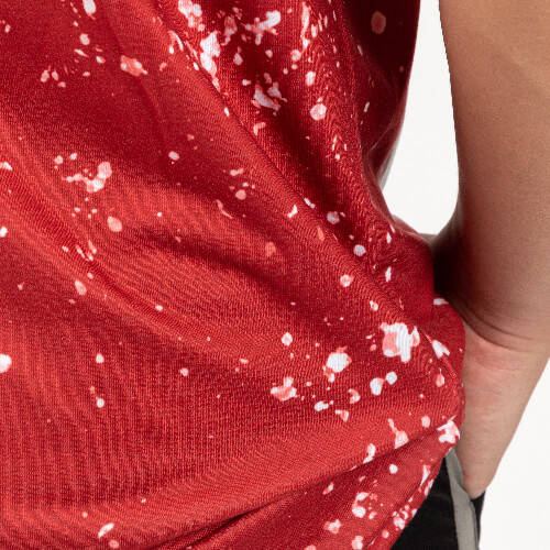 T-shirt Cotton-Like Bleached Starry Red per sublimazione
