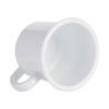 Tazza da 360 ml smaltata bianca per sublimazione