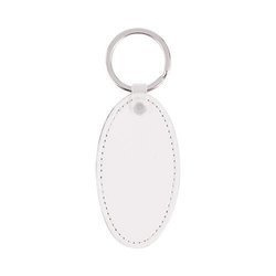 Portachiavi in pelle per la sublimazione - ovale