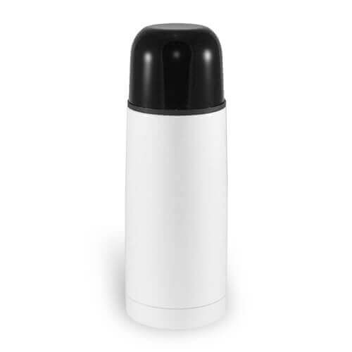 Thermos bianco in metallo 350 ml da sublimare