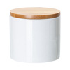 Contenitore in ceramica da 480 ml con coperchio in legno per sublimazione