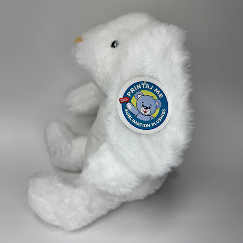 Coniglio 25 cm per stampa sublimatica - bianco