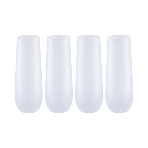 Set di 4 bicchieri da champagne da 300 ml stampabili