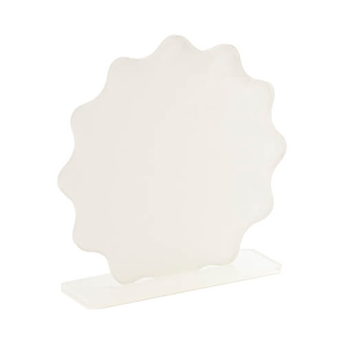 Cornice in acrilico QR Code per sublimazione - fiore