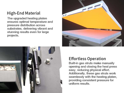 OtterPro pressa piana 80 x 100 cm con piano estraibile